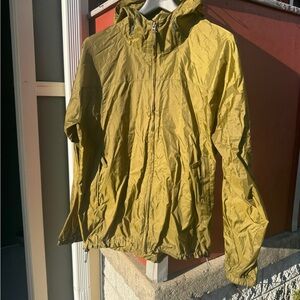EMS Eastern Mountain Sports Packable Windbreaker Jacket Unisex L Hooded